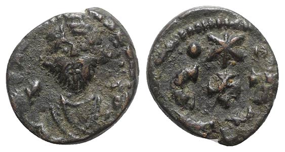 Constans II (641-668). Æ 20 Nummi (18mm, ... 