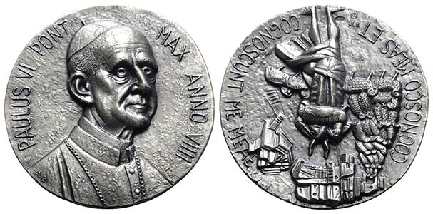 Pope Paul VI (1963-1978) Medal A. IX Buon ... 