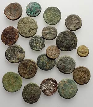 Mixed lot of 20 coins, including Greek and ... 