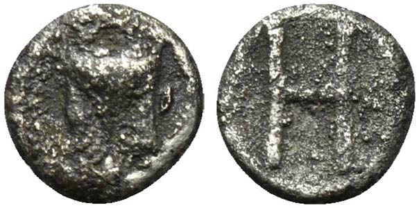 Bruttium, Kroton, c. 400-350 BC. AR Hemiobol ... 