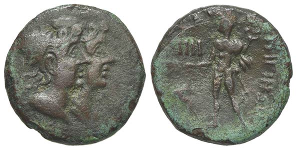 Bruttium, Rhegion, c. 215-150 BC. Æ (15mm, ... 