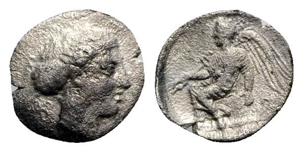 Bruttium, Terina, c. 420-400 BC. AR Triobol ... 