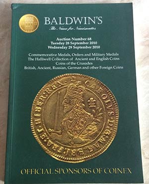 Baldwin Auction 68, The Halliwell collection ... 