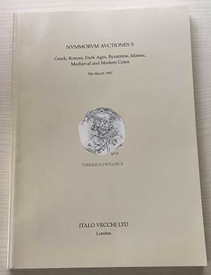 Vecchi Italo. Nummorum Auctiones 5. Greek, ... 