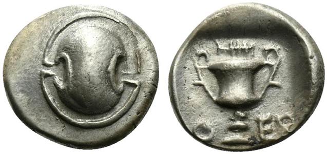 Boeotia, Thebes, c. 425-375 BC. AR ... 