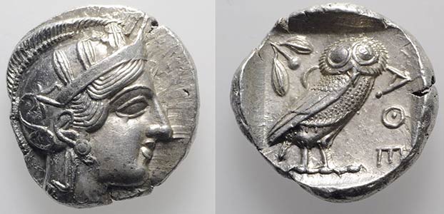 Attica, Athens, c. 454-404 BC. AR ... 