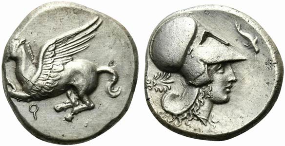 Corinth, c. 405-345 BC. AR Stater (20mm, ... 