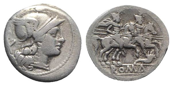 Cornucopia series, Rome, 207 BC. AR Denarius ... 