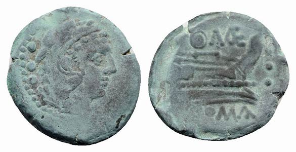Shield and MAE series, Rome, 189-180 BC. Ӕ ... 