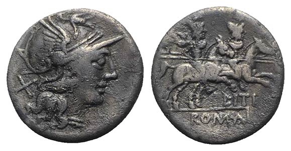 L. Iteius, Rome, 149 BC. AR Denarius ... 