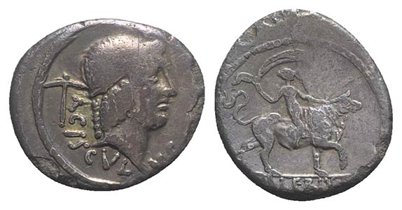 Roman Imperatorial, L. Valerius Acisculus, ... 