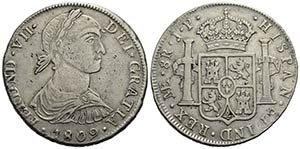 PERU - Ferdinando VII (1808-1821) - 8 Reali ... 