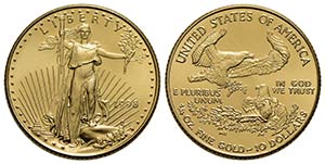 U.S.A. - 10 Dollari - 1998 - 1/4 di oncia - ... 
