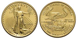 U.S.A. - 5 Dollari - 1994 - 1/10 di oncia - ... 