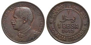 Somalia - Besa - 1913 - CU R Pag. 987; Mont. ... 