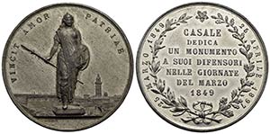 CITTA - Casale - Medaglia - 1849 - ... 