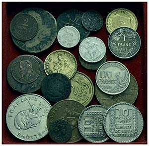 Estere - FRANCIA - Lotto di 21 monete tutte ... 