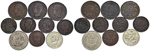 Estere - GRECIA - Lotto di 10 monete - Varie