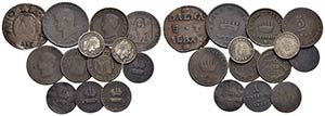Zecche Italiane - Lotto di 13 monete - Varie