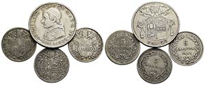 Zecche Italiane - ROMA - Lotto di 4 monete - ... 