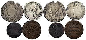 Zecche Italiane - ROMA - Lotto di 4 monete ... 