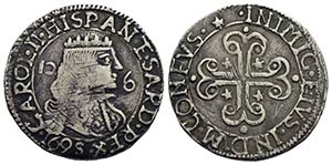 CAGLIARI - Carlo II (1665-1700) - 2,5 Reali ... 