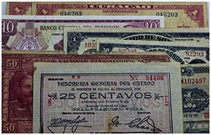 Cartamoneta-Estera - Lotto 9 banconote ... 