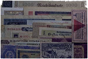 Cartamoneta-Estera - Lotto di 30 banconote - ... 