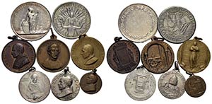 Medaglie - Lotto di 8 medaglie di modulo ... 