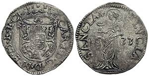 MANTOVA - Carlo I Gonzaga (1627-1637) - Lira ... 