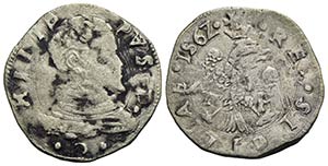 MESSINA - Filippo II (1556-1598) - 2 Tarì - ... 