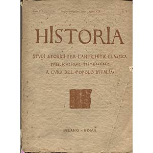 A.A.V.V. - HISTORIA. Studi storici per ... 