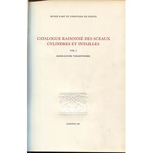 VOLLENWEIDER  M.L. - Catalogue raisonne des ... 