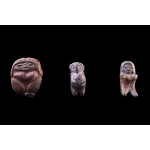COLLECTION OF 3 PRECOLUMBIAN FEMALE ... 