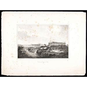 Printed in Naples, 1829, after a drawing by ... 