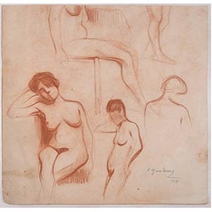 Studies for a Female Standing Nude is an ... 