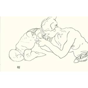 Egon Schiele (dal disegno di)
Zwei sich ... 