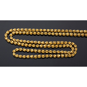 Vintage 19K yellow gold necklace; ... 