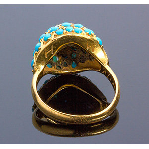 Antico anello in oro 22K    ; ; ... 