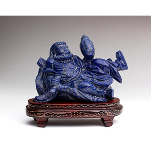 A carved Lapis Lazuli figure - China early ... 