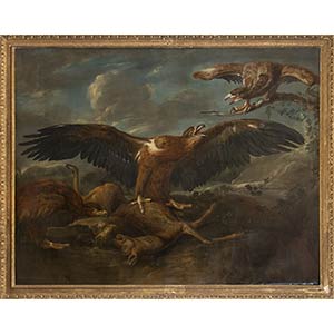 FOLLOWER OF FRANS SNYDERSEagles hunting a ... 