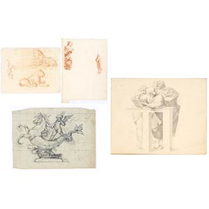 ANONYMOUS, 19th CENTURYGroup of four ... 