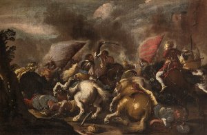 MATTEO STOM ( ? 1643 - Verona, 1702)Battle ... 