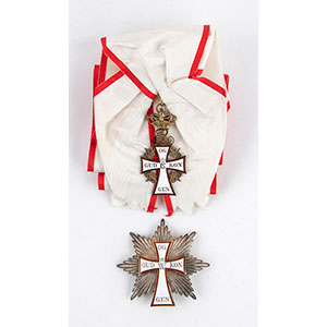 Denmar, an Order of Daneborg, grand cross ... 