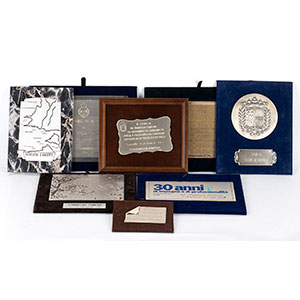 Various awards Lot of 8 different awards to ... 