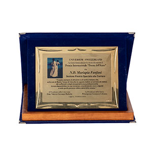 Various awards Commemorative plaque ... 
