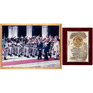 Various awards Photograph of Amintore ... 