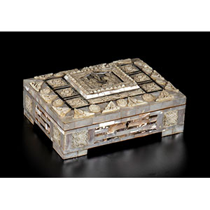 Mother of pearl box and Holy Bible Box with ... 