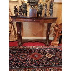Console table mahogany, one drawer under the ... 