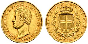 Carlo Alberto (1831-1849) 20 lire 1842 T     ... 